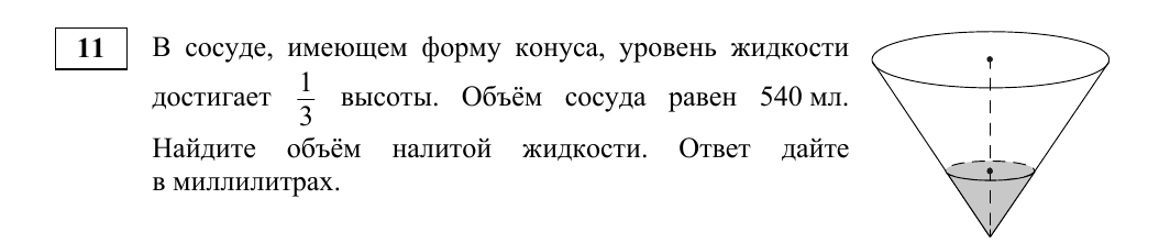Задание 11 из материалов ФИПИ 2026 года, как в КИМ