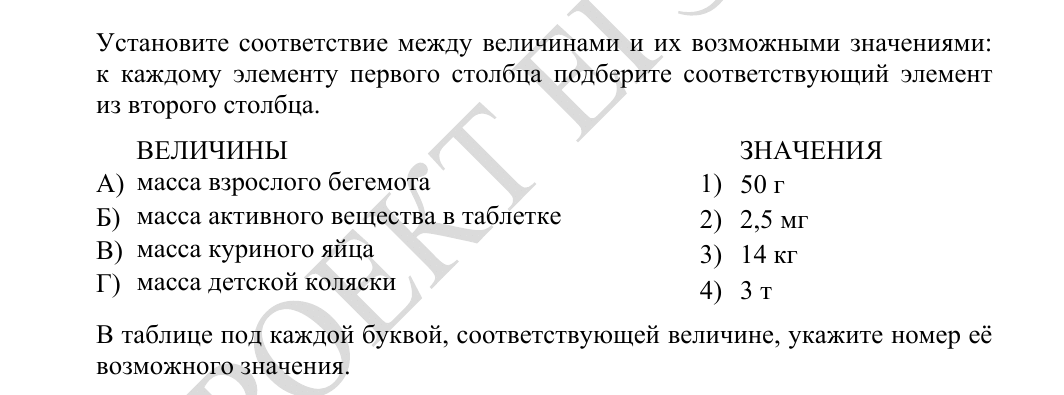 Задание 2 из демоверсии ФИПИ 2027 года, как в КИМ